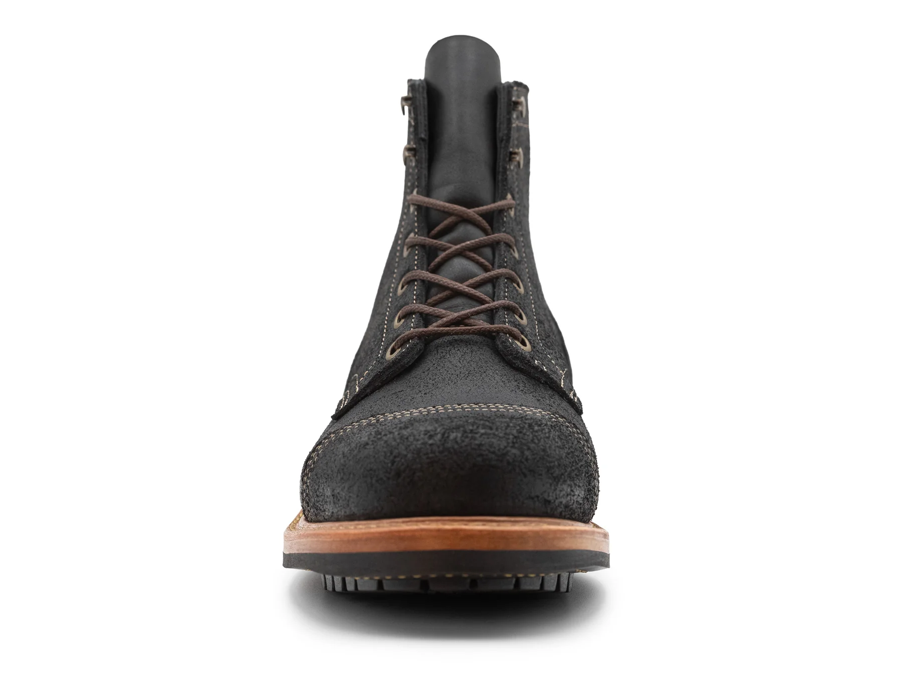 Black Oiled Rough Out | Cap Toe - Image 4