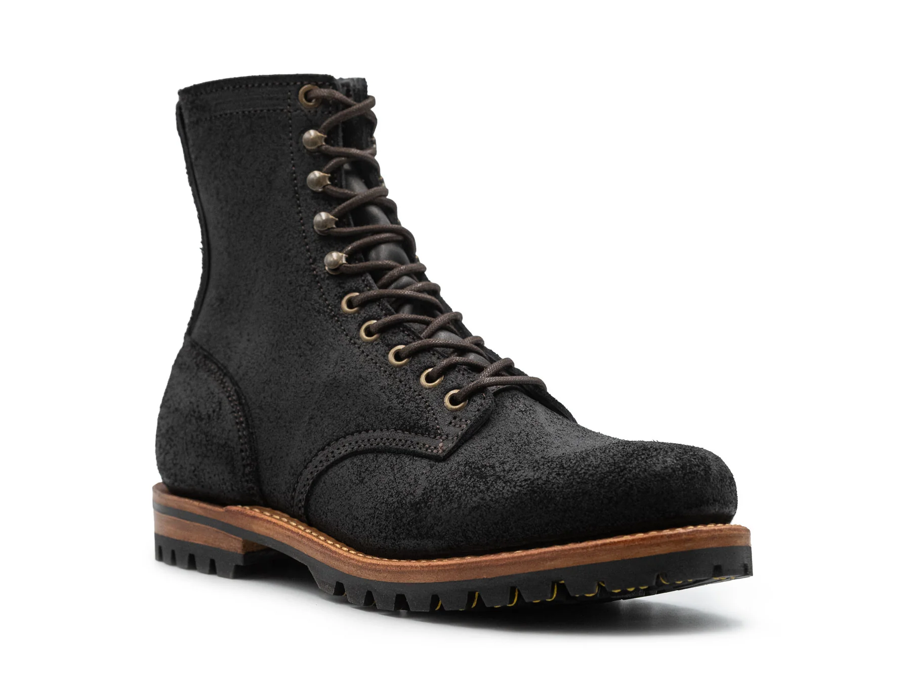Black Oiled Rough Out | Plain Toe Upland - Image 3