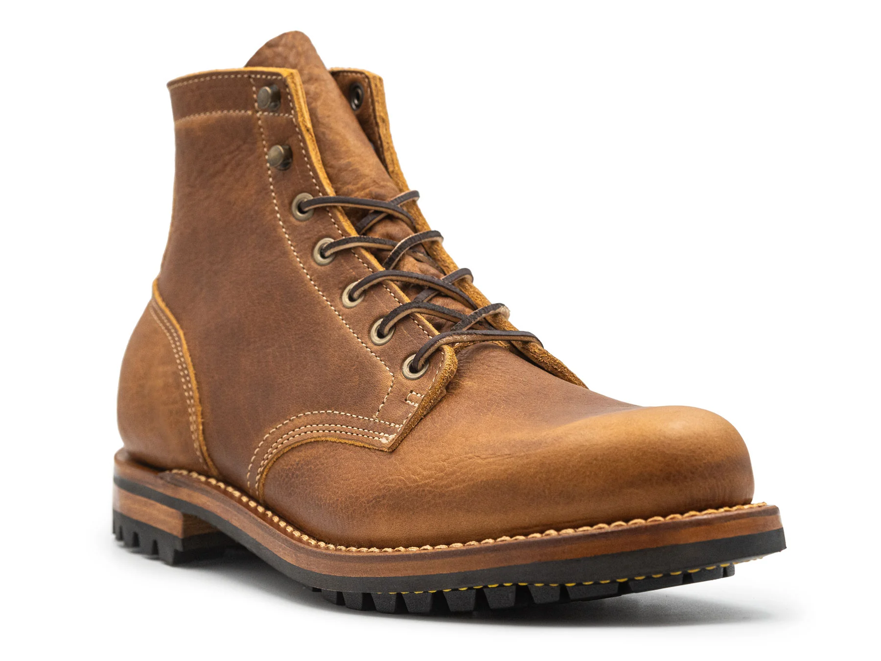 British Tan Grizzly Plain Toe | 8.5D - Image 3