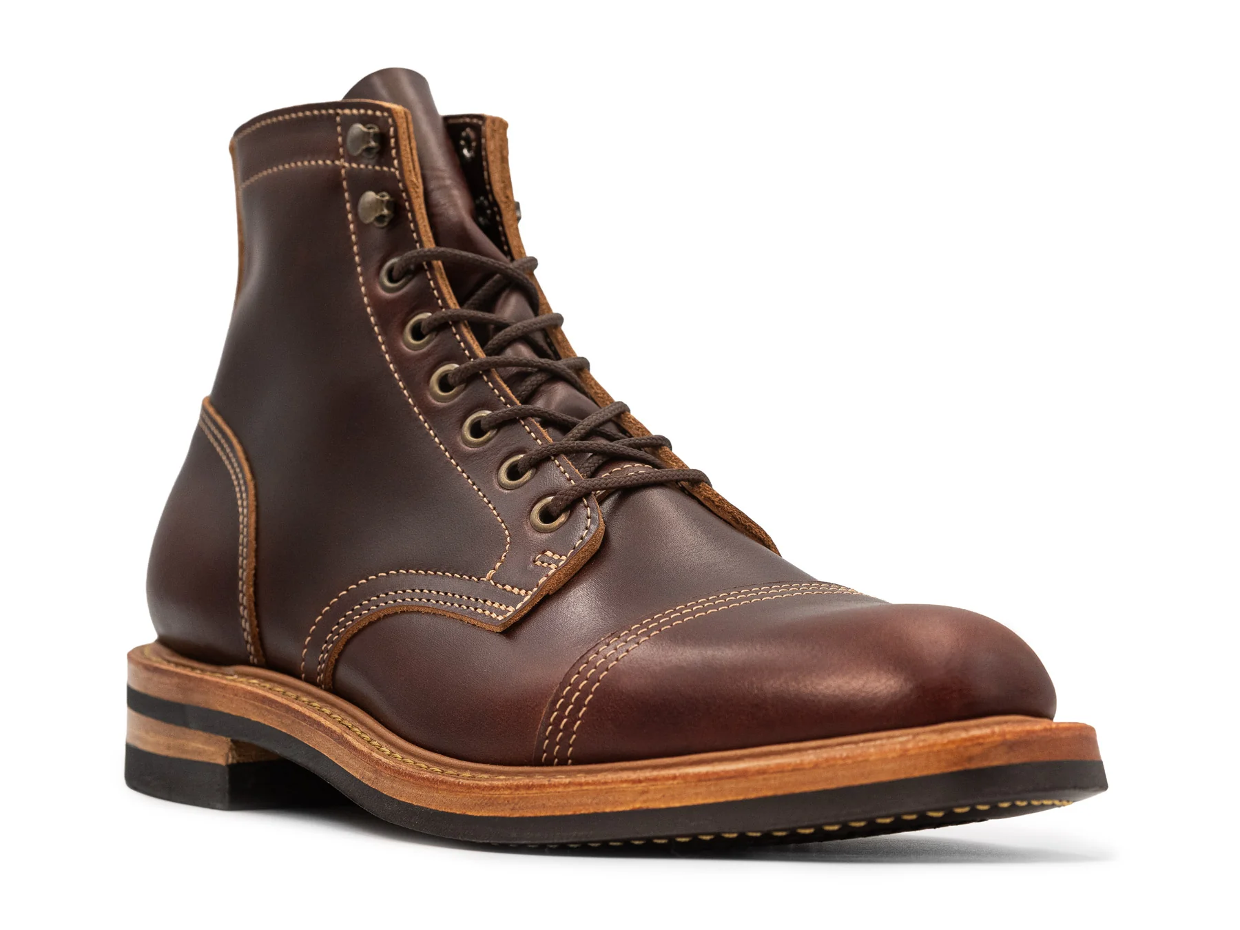 Brown Double Shot | Cap Toe - Image 4