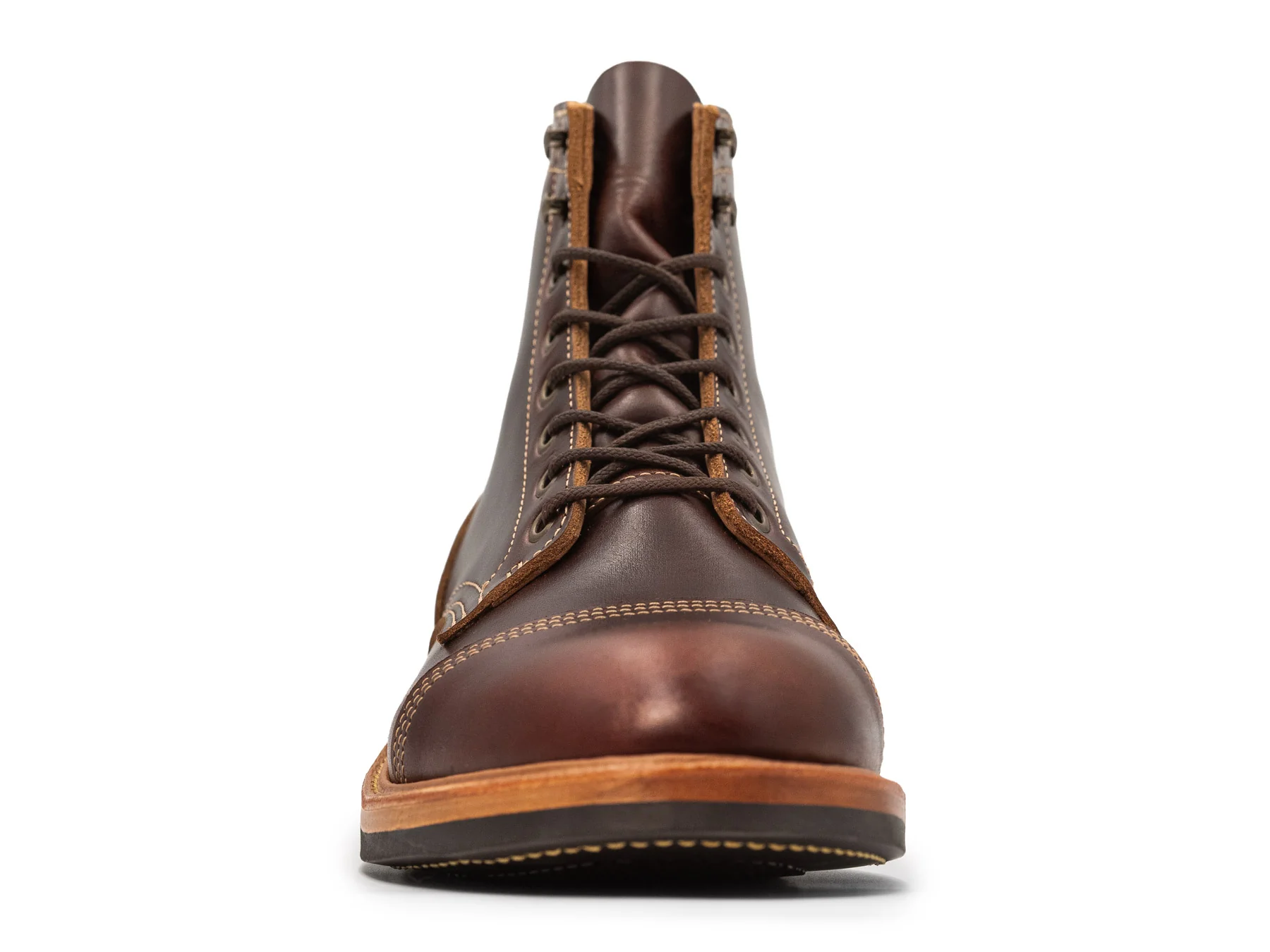 Brown Double Shot | Cap Toe - Image 5