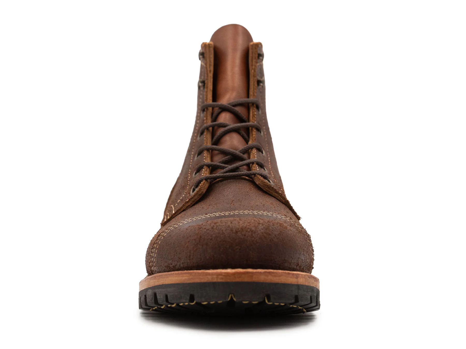 Brown Oiled Rough Out | Cap Toe - Image 4