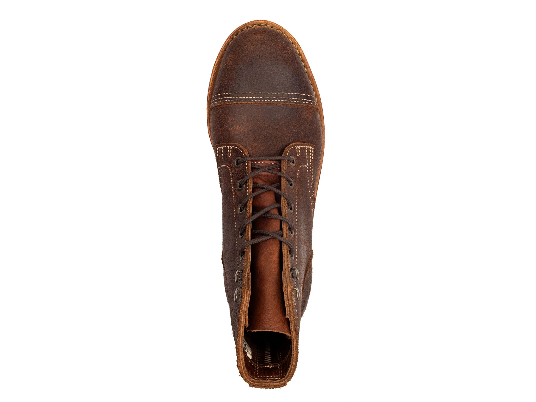 Brown Oiled Rough Out | Cap Toe - Image 6