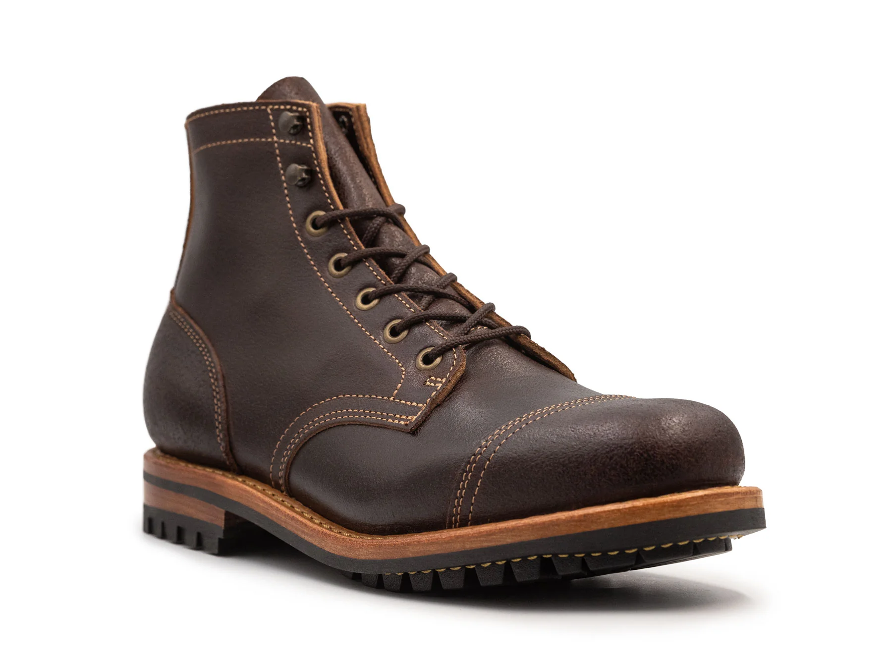 Chocolate Rough Shot | Cap Toe - Image 3