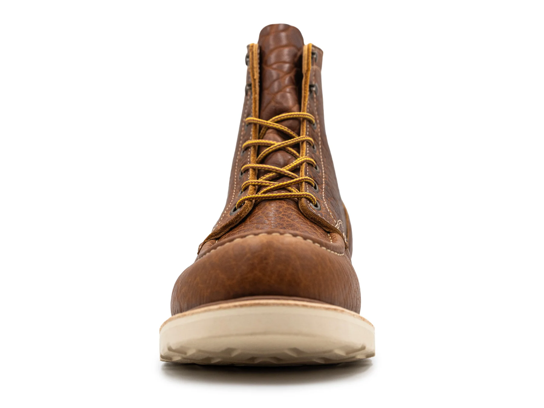 Cognac Shrunken Bison | Moc Toe - Image 5
