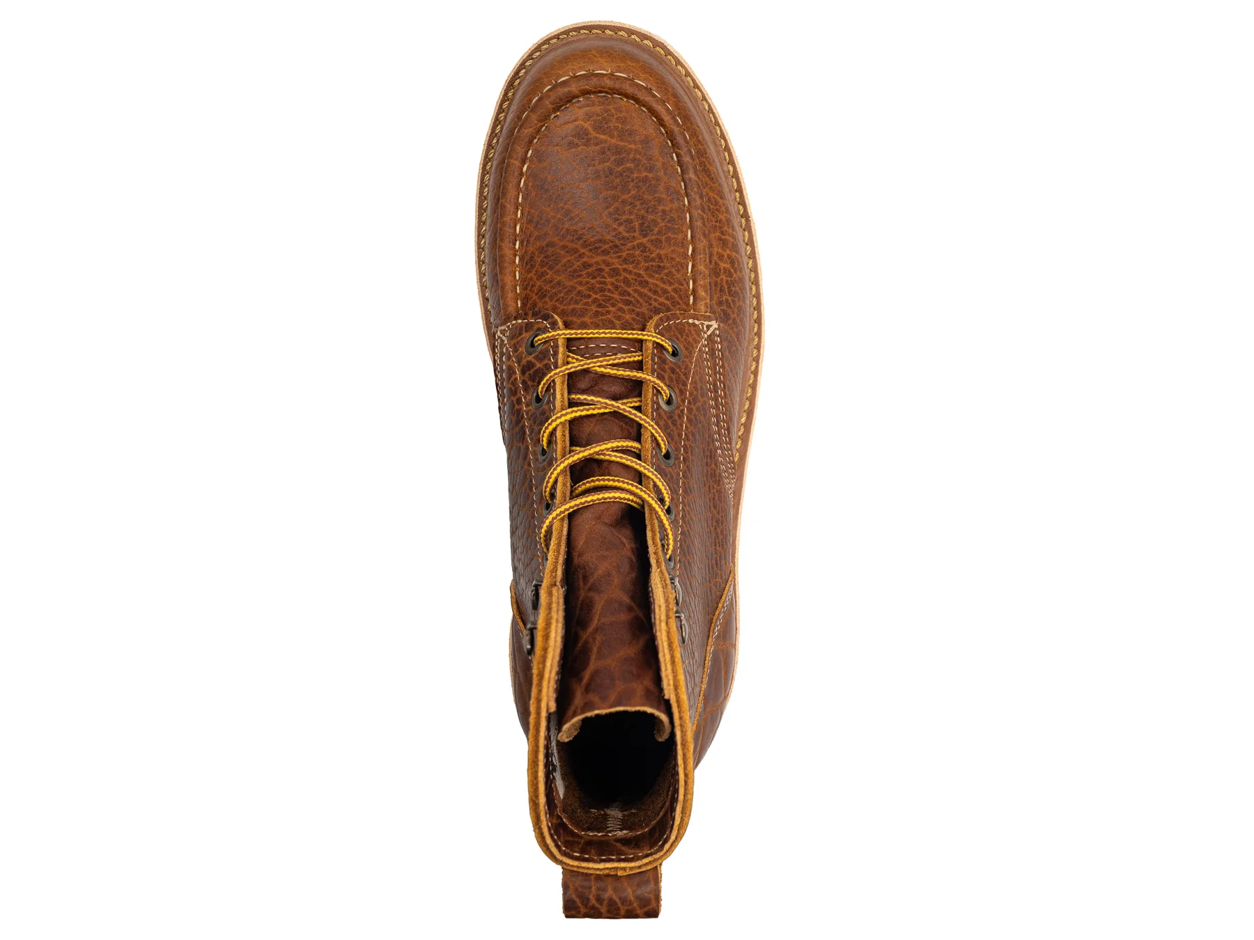 Cognac Shrunken Bison | Moc Toe - Image 7
